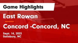 East Rowan  vs Concord -Concord, NC Game Highlights - Sept. 14, 2023