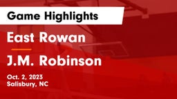 East Rowan  vs J.M. Robinson  Game Highlights - Oct. 2, 2023