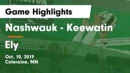 Nashwauk - Keewatin  vs Ely  Game Highlights - Oct. 10, 2019