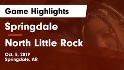 Springdale  vs North Little Rock  Game Highlights - Oct. 5, 2019