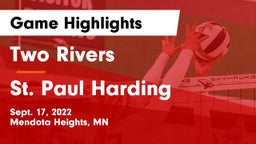 Two Rivers  vs St. Paul Harding Game Highlights - Sept. 17, 2022