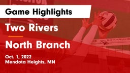 Two Rivers  vs North Branch  Game Highlights - Oct. 1, 2022