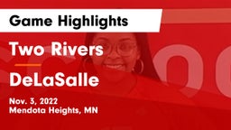 Two Rivers  vs DeLaSalle  Game Highlights - Nov. 3, 2022