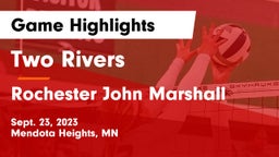 Two Rivers  vs Rochester John Marshall  Game Highlights - Sept. 23, 2023