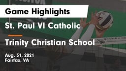 St. Paul VI Catholic  vs Trinity Christian School Game Highlights - Aug. 31, 2021