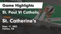 St. Paul VI Catholic  vs St. Catherine's  Game Highlights - Sept. 17, 2022