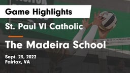 St. Paul VI Catholic  vs The Madeira School Game Highlights - Sept. 23, 2022