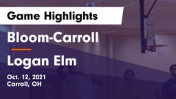 Bloom-Carroll  vs Logan Elm  Game Highlights - Oct. 12, 2021