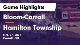 Bloom-Carroll  vs Hamilton Township  Game Highlights - Oct. 27, 2021