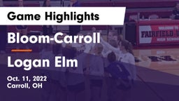 Bloom-Carroll  vs Logan Elm  Game Highlights - Oct. 11, 2022