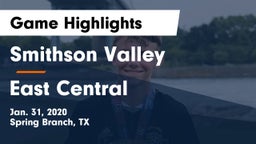 Smithson Valley  vs East Central  Game Highlights - Jan. 31, 2020