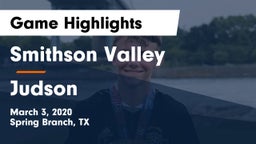 Smithson Valley  vs Judson  Game Highlights - March 3, 2020