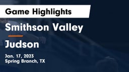 Smithson Valley  vs Judson  Game Highlights - Jan. 17, 2023