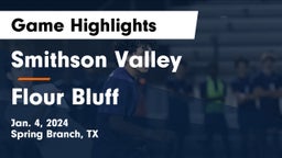 Smithson Valley  vs Flour Bluff  Game Highlights - Jan. 4, 2024