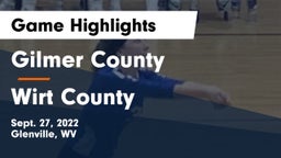 Gilmer County  vs Wirt County  Game Highlights - Sept. 27, 2022