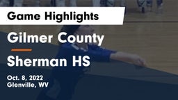 Gilmer County  vs Sherman HS Game Highlights - Oct. 8, 2022
