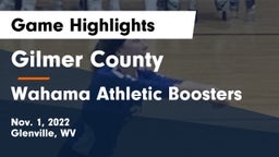 Gilmer County  vs Wahama Athletic Boosters Game Highlights - Nov. 1, 2022