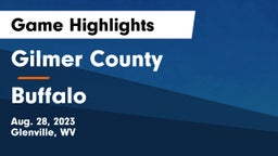 Gilmer County  vs Buffalo  Game Highlights - Aug. 28, 2023