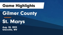 Gilmer County  vs St. Marys  Game Highlights - Aug. 28, 2023