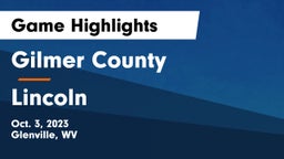 Gilmer County  vs Lincoln  Game Highlights - Oct. 3, 2023