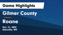 Gilmer County  vs Roane Game Highlights - Oct. 21, 2023