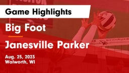 Big Foot  vs Janesville Parker Game Highlights - Aug. 25, 2023