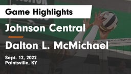 Johnson Central  vs Dalton L. McMichael Game Highlights - Sept. 12, 2022