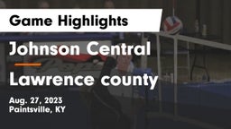 Johnson Central  vs Lawrence county Game Highlights - Aug. 27, 2023