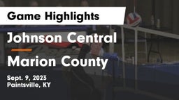 Johnson Central  vs Marion County  Game Highlights - Sept. 9, 2023