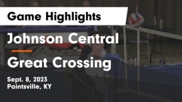Johnson Central  vs Great Crossing  Game Highlights - Sept. 8, 2023