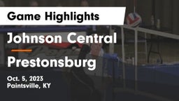 Johnson Central  vs Prestonsburg  Game Highlights - Oct. 5, 2023