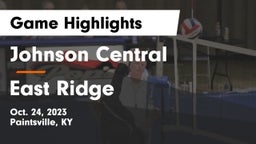 Johnson Central  vs East Ridge  Game Highlights - Oct. 24, 2023