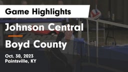 Johnson Central  vs Boyd County  Game Highlights - Oct. 30, 2023