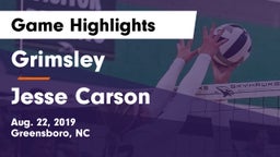 Grimsley  vs Jesse Carson Game Highlights - Aug. 22, 2019