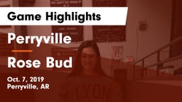 Perryville  vs Rose Bud Game Highlights - Oct. 7, 2019