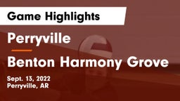 Perryville  vs Benton Harmony Grove Game Highlights - Sept. 13, 2022