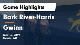 Bark River-Harris  vs Gwinn  Game Highlights - Nov. 6, 2019
