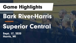 Bark River-Harris  vs Superior Central  Game Highlights - Sept. 17, 2020