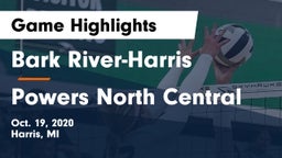 Bark River-Harris  vs Powers North Central Game Highlights - Oct. 19, 2020