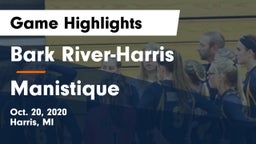 Bark River-Harris  vs Manistique  Game Highlights - Oct. 20, 2020