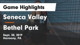 Seneca Valley  vs Bethel Park  Game Highlights - Sept. 30, 2019