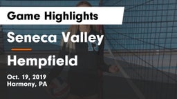Seneca Valley  vs Hempfield Game Highlights - Oct. 19, 2019