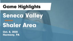 Seneca Valley  vs Shaler Area  Game Highlights - Oct. 8, 2020