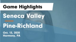 Seneca Valley  vs Pine-Richland  Game Highlights - Oct. 13, 2020