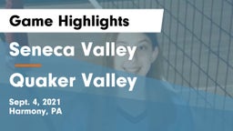 Seneca Valley  vs Quaker Valley Game Highlights - Sept. 4, 2021