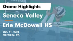 Seneca Valley  vs Erie McDowell HS Game Highlights - Oct. 11, 2021