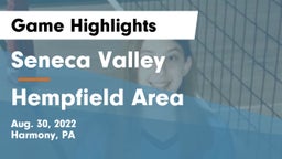 Seneca Valley  vs Hempfield Area  Game Highlights - Aug. 30, 2022