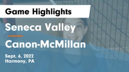 Seneca Valley  vs Canon-McMillan  Game Highlights - Sept. 6, 2022