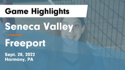 Seneca Valley  vs Freeport  Game Highlights - Sept. 28, 2022