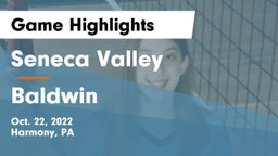Seneca Valley  vs Baldwin  Game Highlights - Oct. 22, 2022